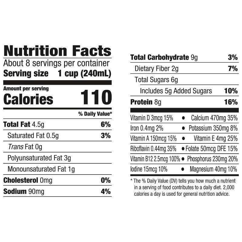 slide 8 of 12, Silk Original Soy Milk - 0.5gal, 1/2 gal
