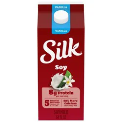 Silk Vanilla Soy Milk - 0.5gal
