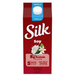 Silk Vanilla Soy Milk - 0.5gal