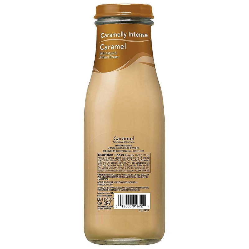 slide 2 of 5, Starbucks RTD Starbucks Frappuccino Caramel Coffee Drink - 13.7 fl oz Glass Bottle, 13.7 fl oz