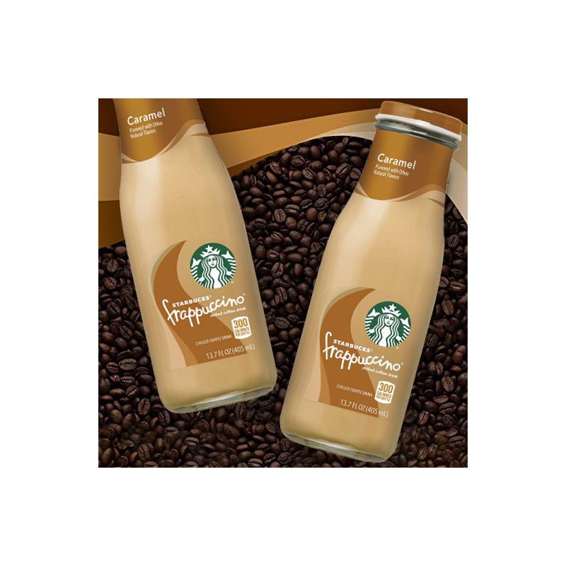 slide 3 of 5, Starbucks RTD Starbucks Frappuccino Caramel Coffee Drink - 13.7 fl oz Glass Bottle, 13.7 fl oz