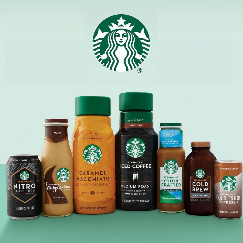 slide 5 of 5, Starbucks RTD Starbucks Frappuccino Caramel Coffee Drink - 13.7 fl oz Glass Bottle, 13.7 fl oz