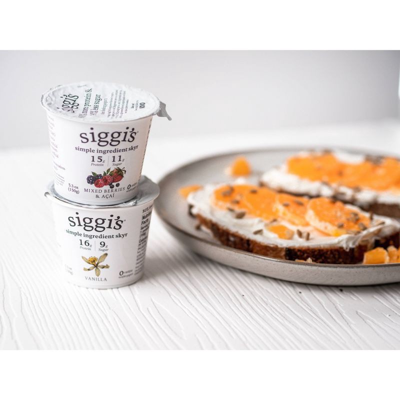 slide 4 of 7, Siggi's Nonfat Vanilla Icelandic-Style Skyr Yogurt - 5.3oz, 5.3 oz