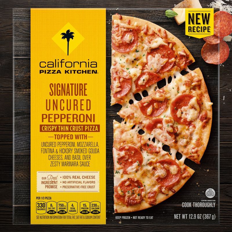 slide 6 of 11, California Pizza Kitchen Thin Crust Signature Frozen Pepperoni Pizza - 12.9oz, 12.9 oz