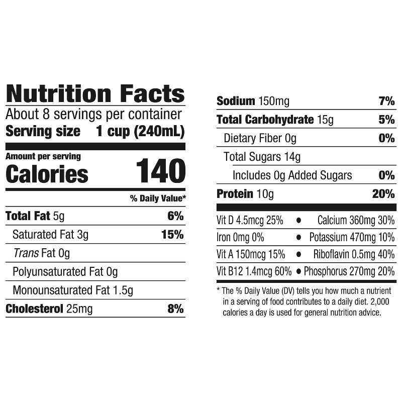 slide 4 of 7, Horizon Organic 2% Reduced Fat High Vitamin D Milk - 0.5gal, 1/2 gal