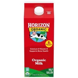 Horizon Organic High Vitamin D Milk - 0.5gal