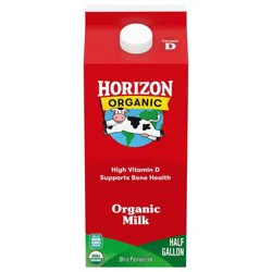Horizon Organic High Vitamin D Milk - 0.5gal