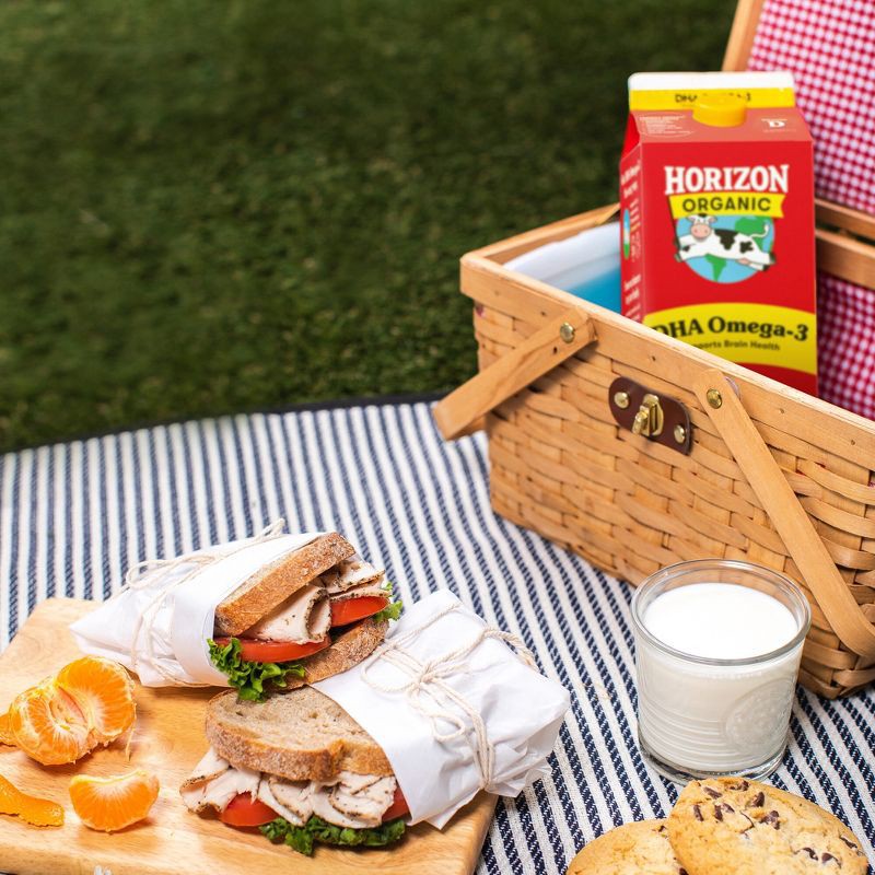 slide 2 of 10, Horizon Organic 2% Reduced Fat DHA Omega-3 Milk - 0.5gal, 1/2 gal