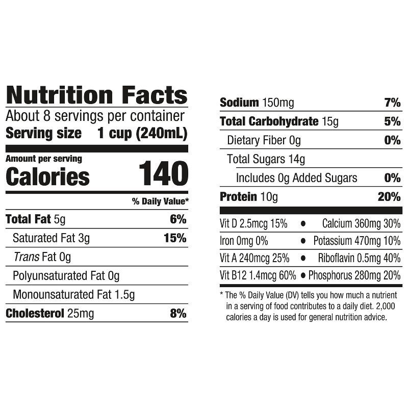 slide 4 of 7, Horizon Organic 2% Reduced Fat DHA Omega-3 Milk - 0.5gal, 1/2 gal