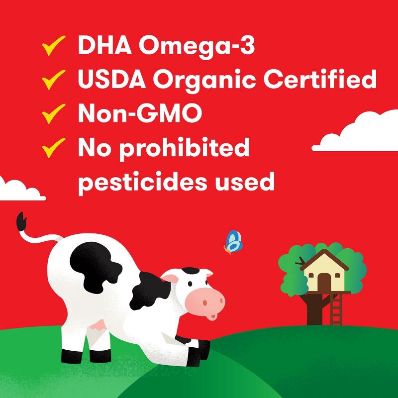 slide 6 of 10, Horizon Organic DHA Omega-3 Milk - 0.5gal, 1/2 gal