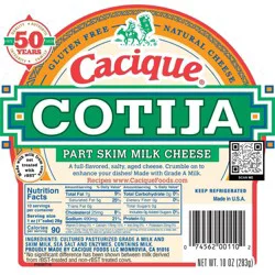 Cacique Cotija Part Skim Milk Cheese - 10oz