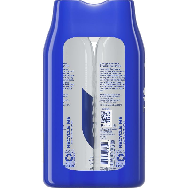 slide 6 of 6, Smartwater Bottles - 6pk/16.9 fl oz, 6 ct; 16.9 fl oz