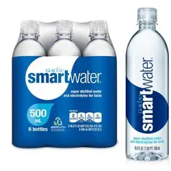 Glaceau Smartwater Bottles - 6pk/16.9 fl oz