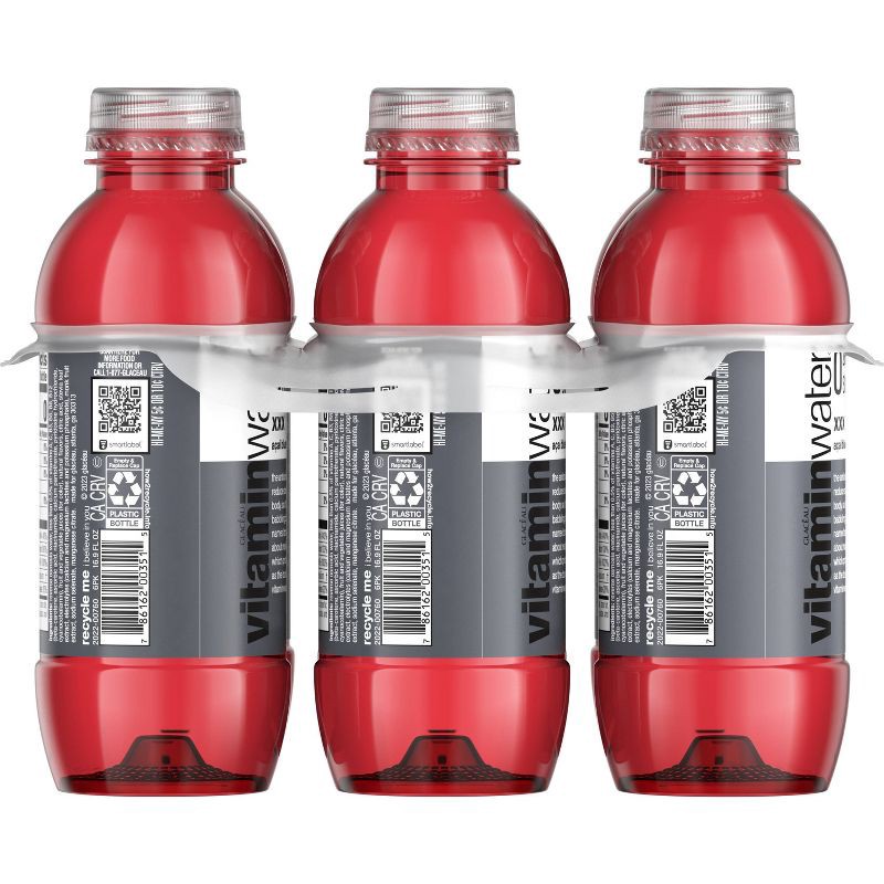 slide 6 of 7, Vitamin Water vitaminwater zero xxx açai- blueberry- pomegranate - 6pk/16.9 fl oz Bottles, 6 ct; 16.9 fl oz