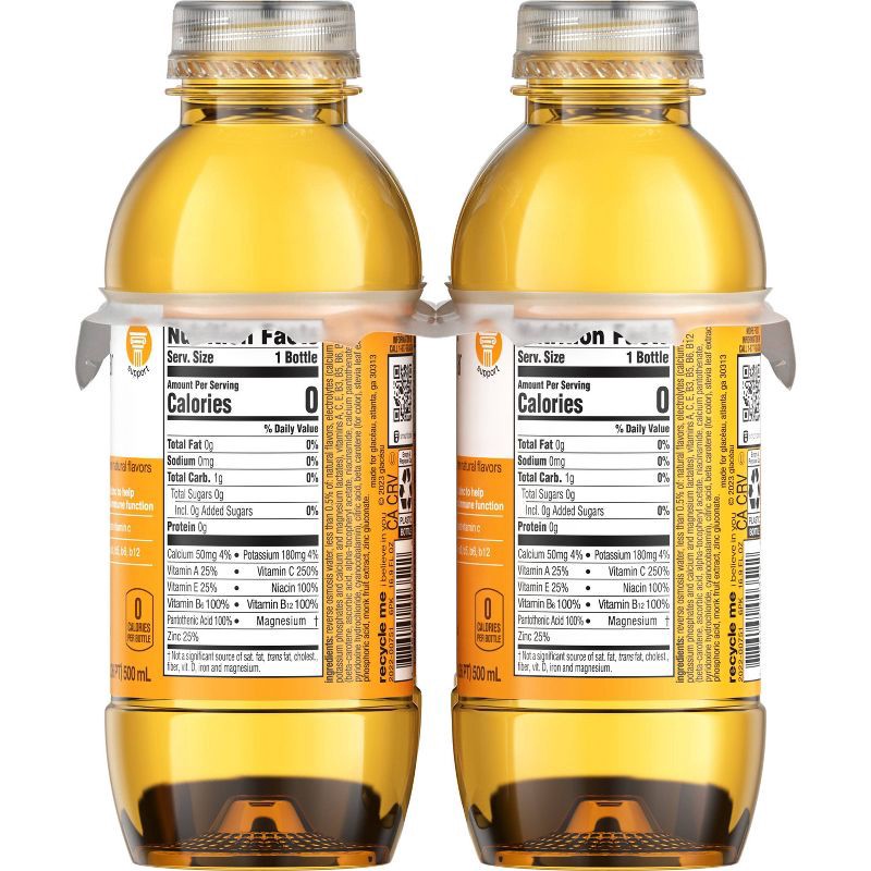 slide 5 of 5, Vitamin Water vitaminwater zero rise orange - 6pk/16.9 fl oz Bottles, 6 ct; 16.9 fl oz