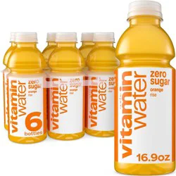 Vitamin Water vitaminwater zero rise orange - 6pk/16.9 fl oz Bottles