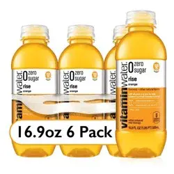 Vitamin Water vitaminwater zero rise orange - 6pk/16.9 fl oz Bottles