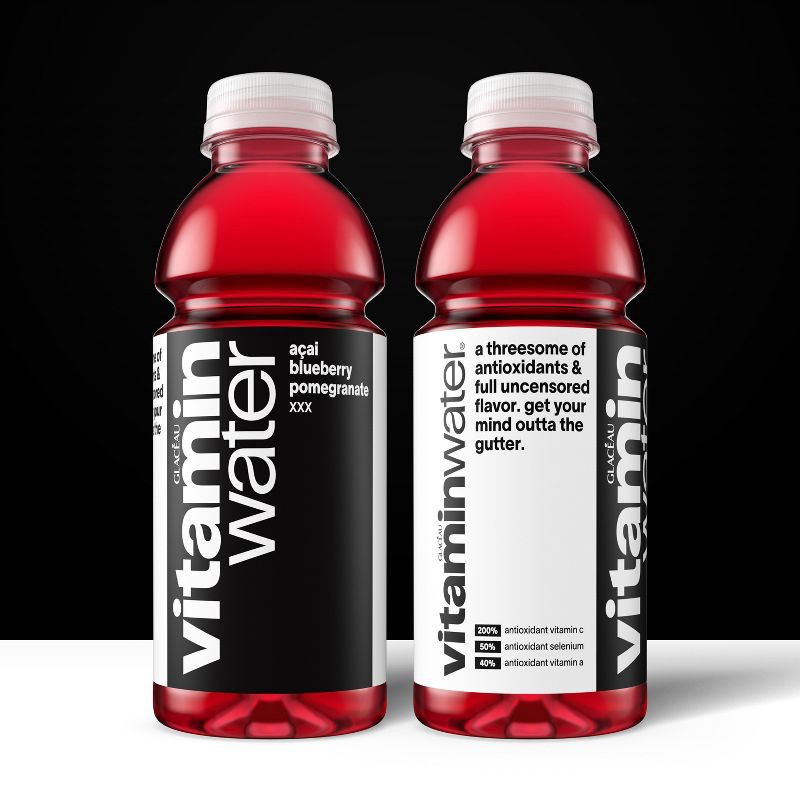 slide 2 of 6, Vitamin Water vitaminwater xxx açai- blueberry-pomegranate - 6pk/16.9 fl oz Bottles, 6 ct; 16.9 fl oz