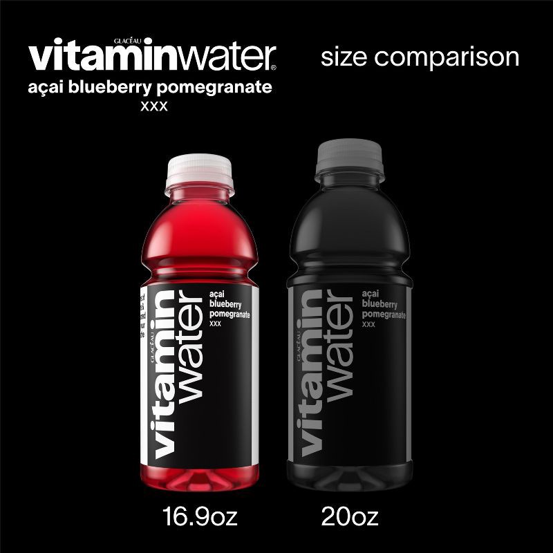 slide 5 of 6, Vitamin Water vitaminwater xxx açai- blueberry-pomegranate - 6pk/16.9 fl oz Bottles, 6 ct; 16.9 fl oz