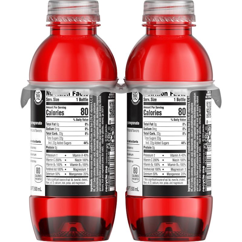 slide 5 of 9, Vitamin Water vitaminwater xxx açai- blueberry-pomegranate - 6pk/16.9 fl oz Bottles, 6 ct; 16.9 fl oz