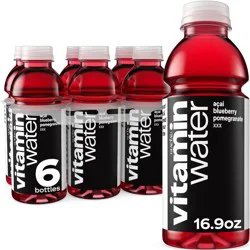 Vitamin Water vitaminwater xxx açai- blueberry-pomegranate - 6pk/16.9 fl oz Bottles