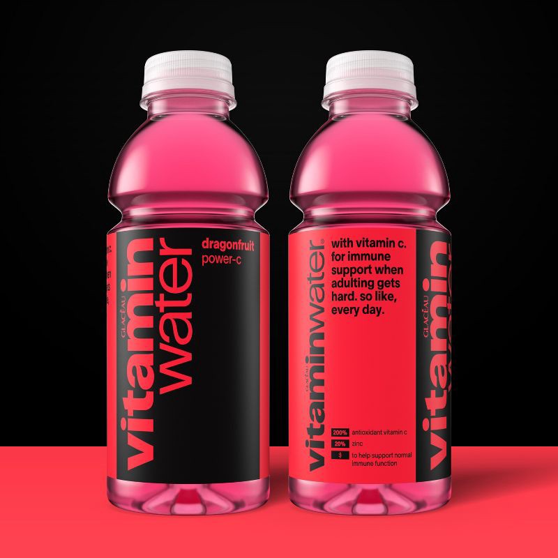 slide 2 of 5, Vitamin Water vitaminwater power-c dragonfruit - 6pk/16.9 fl oz Bottles, 6 ct; 16.9 fl oz