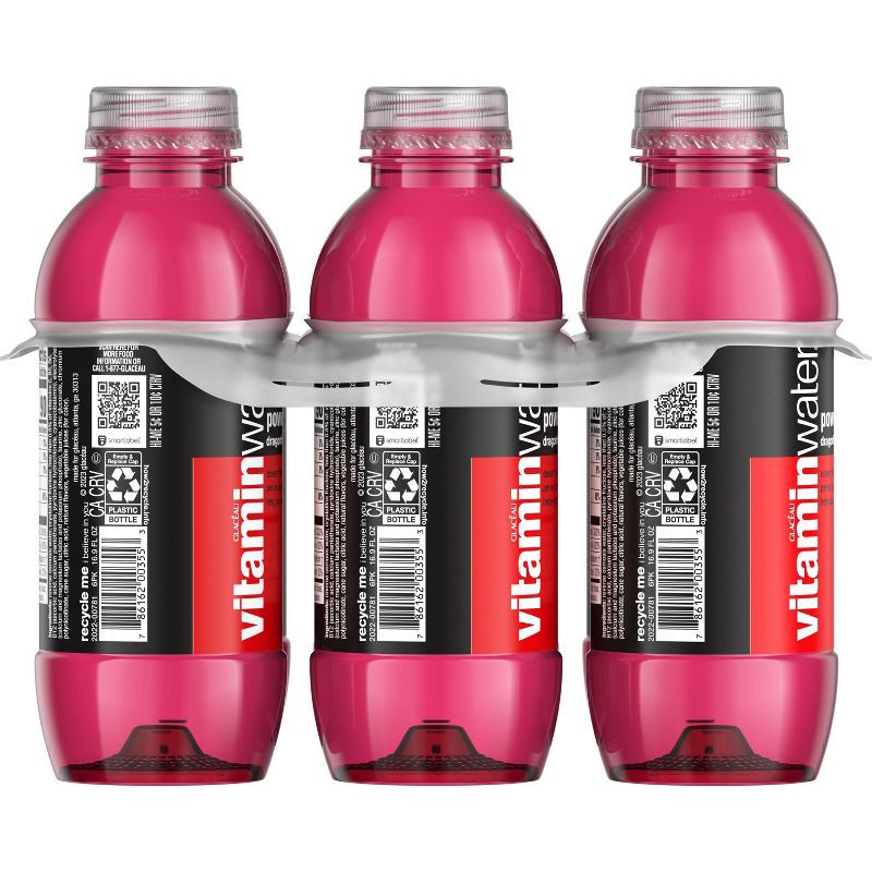 slide 6 of 9, Vitamin Water vitaminwater power-c dragonfruit - 6pk/16.9 fl oz Bottles, 6 ct; 16.9 fl oz