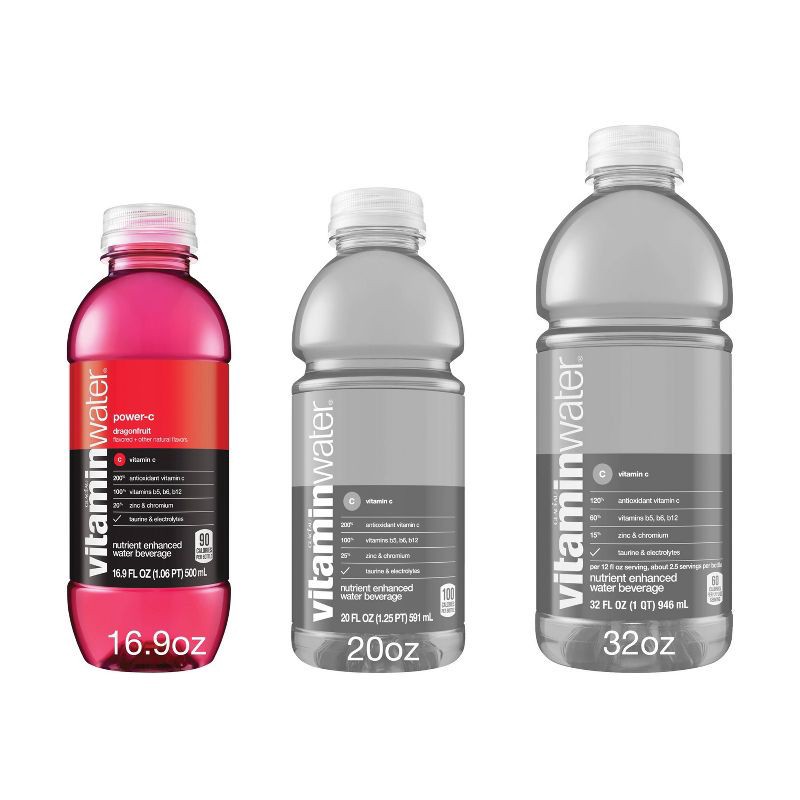 slide 9 of 9, Vitamin Water vitaminwater power-c dragonfruit - 6pk/16.9 fl oz Bottles, 6 ct; 16.9 fl oz