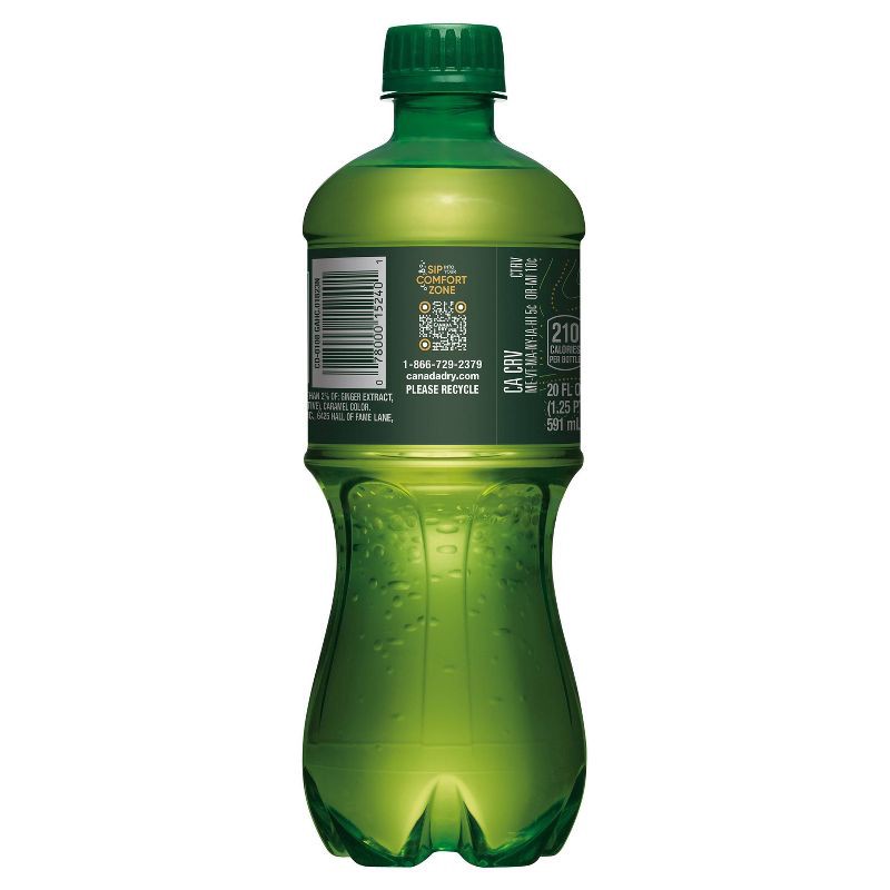 slide 8 of 11, Canada Dry Ginger Ale Soda - 20 fl oz Bottle, 20 fl oz