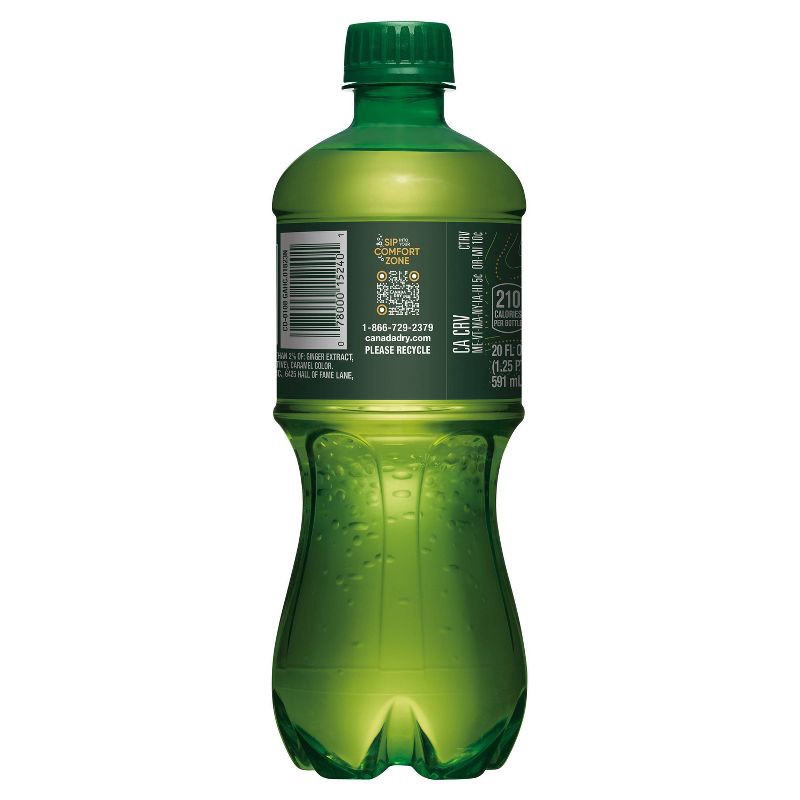 slide 10 of 13, Canada Dry Ginger Ale Soda - 20 fl oz Bottle, 20 fl oz