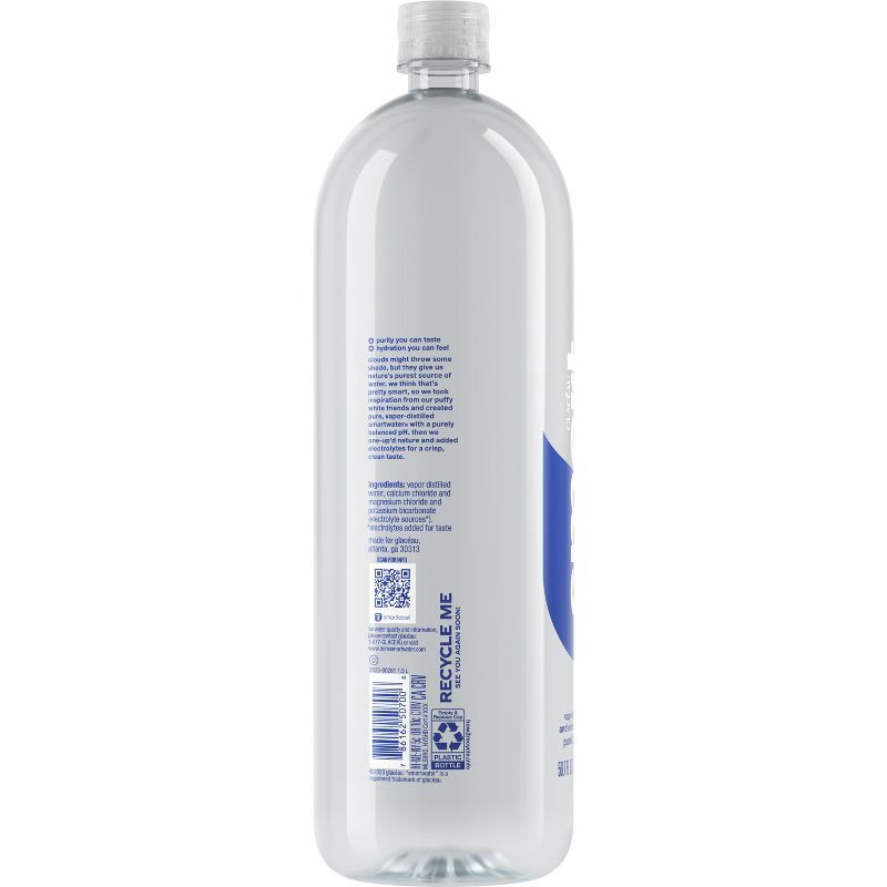 slide 5 of 7, smartwater - 1.5 L (50.7 fl oz) Bottle, 1.5 liter, 50.7 fl oz