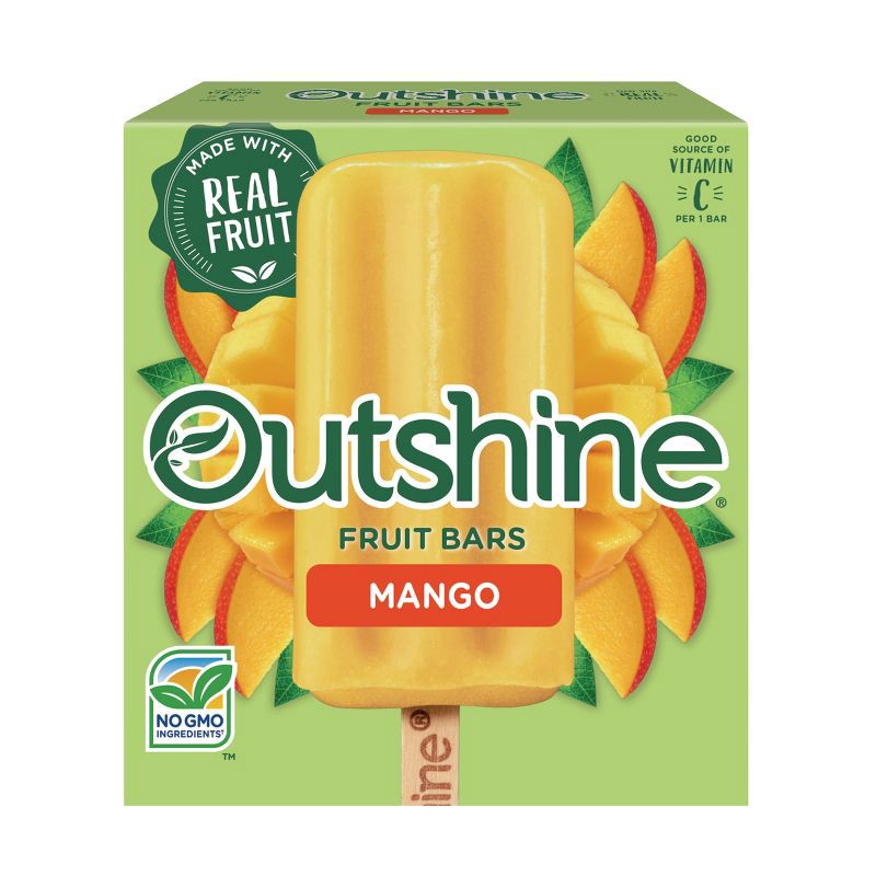 slide 1 of 6, Outshine Mango Frozen Fruit Bar - 6ct, 6 ct