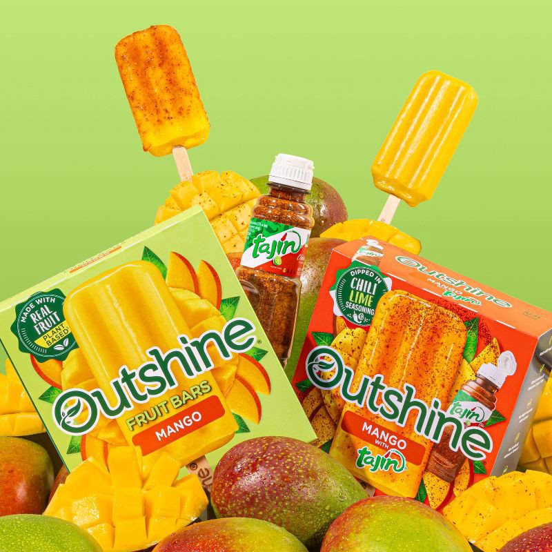 slide 6 of 11, Outshine Mango Frozen Fruit Bar - 6ct, 6 ct