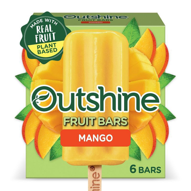 slide 1 of 11, Outshine Mango Frozen Fruit Bar - 6ct, 6 ct