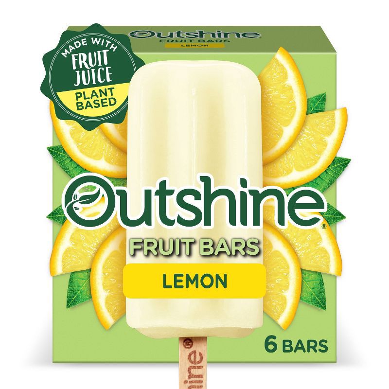 slide 1 of 14, Outshine Lemonade Frozen Fruit Bar - 6ct, 6 ct