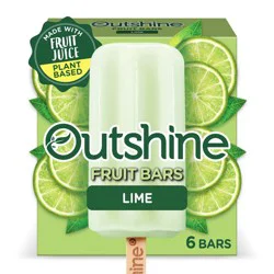 Outshine Lime Frozen Fruit Bar - 6ct