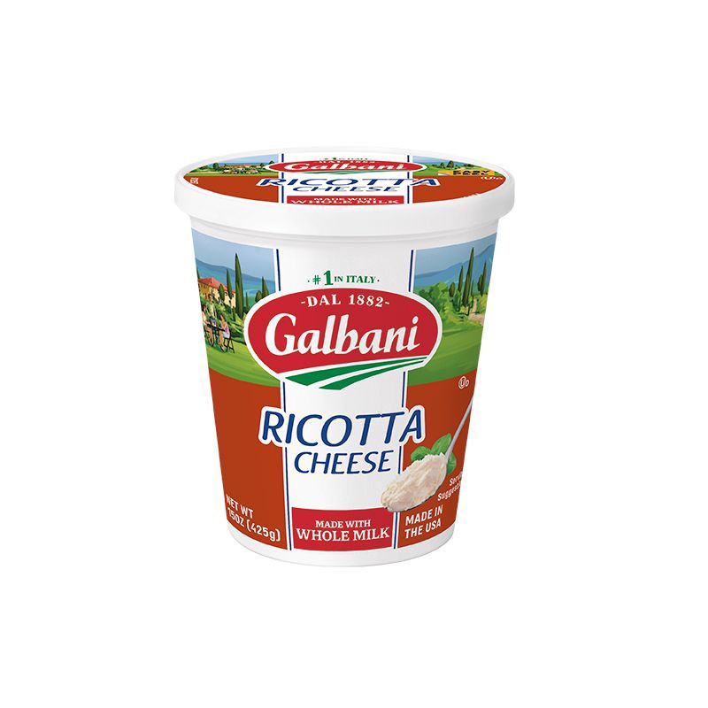 slide 1 of 8, Galbani Whole Milk Ricotta Cheese - 15oz, 15 oz