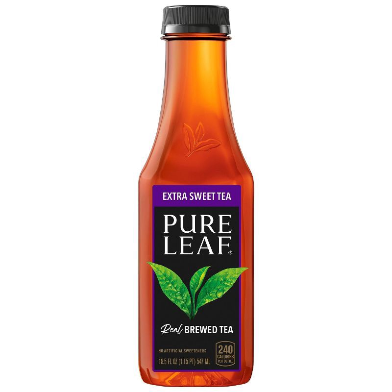 slide 1 of 3, PURE LEAF RTD Pure Leaf Extra Sweet Iced Tea - 18.5 fl oz Bottle, 18.5 fl oz