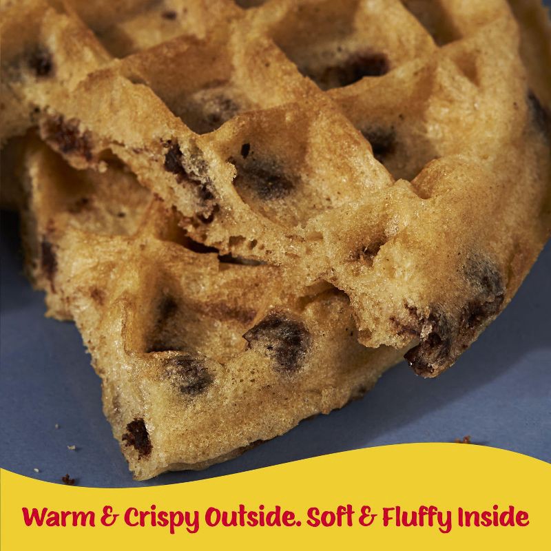 slide 4 of 6, Eggo Chocolatey Chip Frozen Waffles 29.6oz/24ct, 29.6 oz, 24 ct