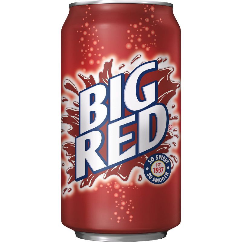 slide 2 of 8, Big Red Soda - 12pk/12 fl oz Cans, 12 ct; 12 fl oz