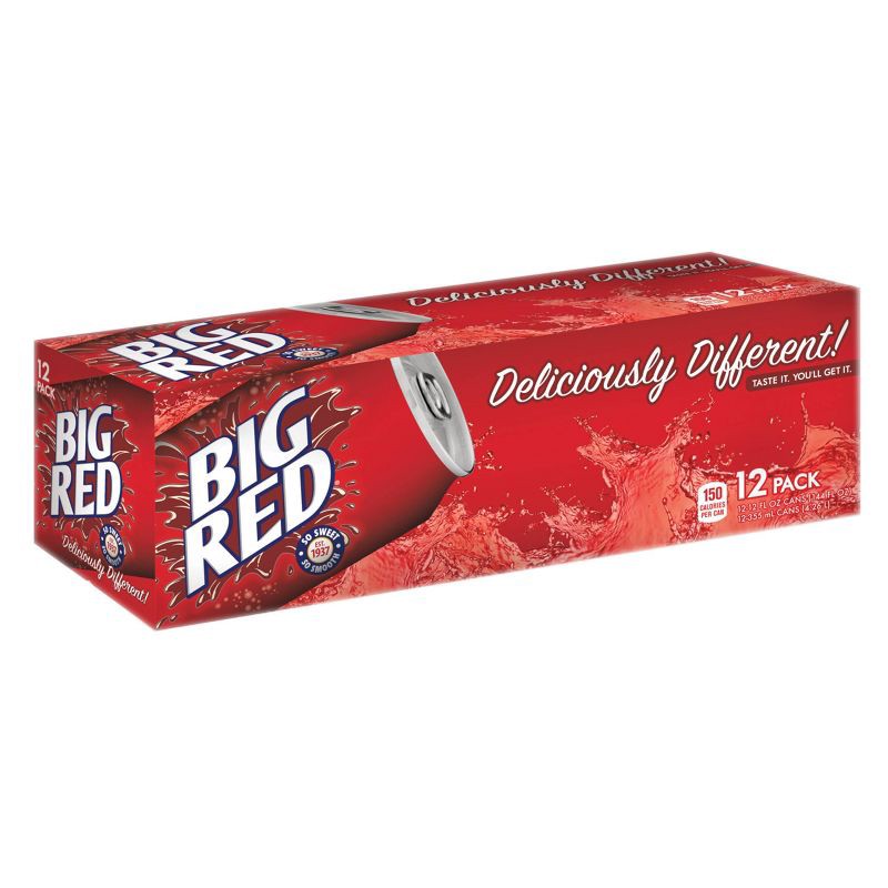 slide 6 of 8, Big Red Soda - 12pk/12 fl oz Cans, 12 ct; 12 fl oz