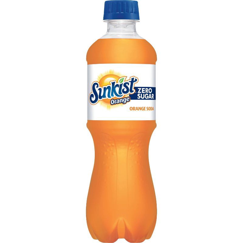 slide 6 of 8, Sunkist Zero Sugar Orange Soda Bottles - 6pk/16.9 fl oz, 6 ct; 16.9 fl oz