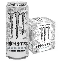 Monster Energy Monster Zero Ultra Energy Drink - 4pk/16 fl oz Cans