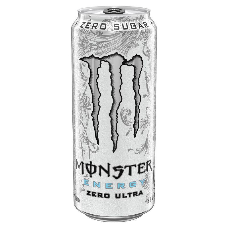 slide 1 of 4, Monster Energy, Zero Ultra- 16 fl oz Can, 16 fl oz