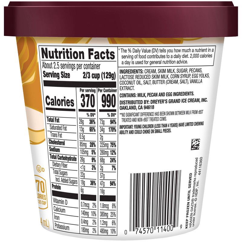 slide 14 of 14, Haagen-Dazs Haagen Dazs Butter Pecan Ice Cream - 14oz, 14 oz