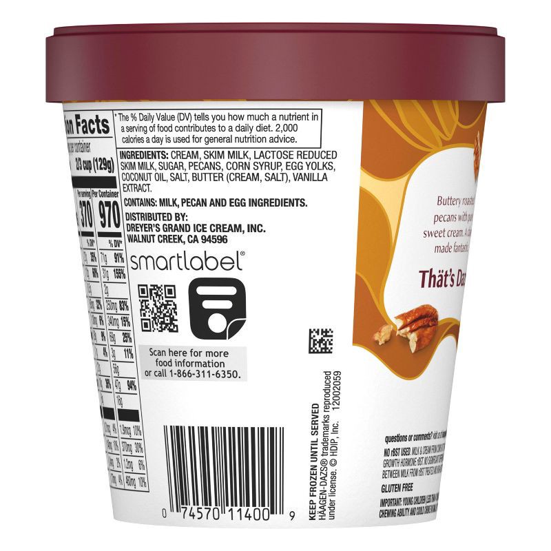 slide 5 of 14, Haagen-Dazs Haagen Dazs Butter Pecan Ice Cream - 14oz, 14 oz