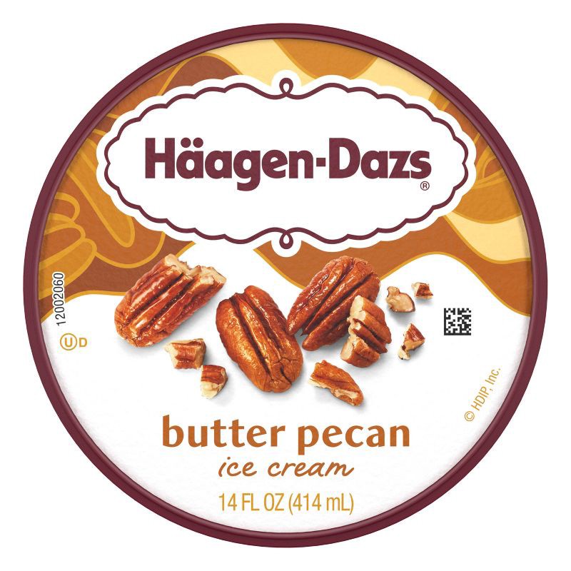 slide 8 of 14, Haagen-Dazs Haagen Dazs Butter Pecan Ice Cream - 14oz, 14 oz