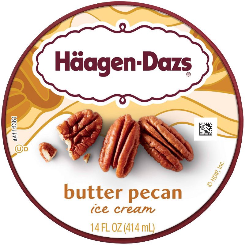 slide 9 of 14, Haagen-Dazs Haagen Dazs Butter Pecan Ice Cream - 14oz, 14 oz