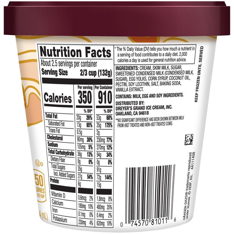 slide 3 of 12, Haagen-Dazs Dulce de Leche Caramel Ice Cream - 14oz, 14 oz