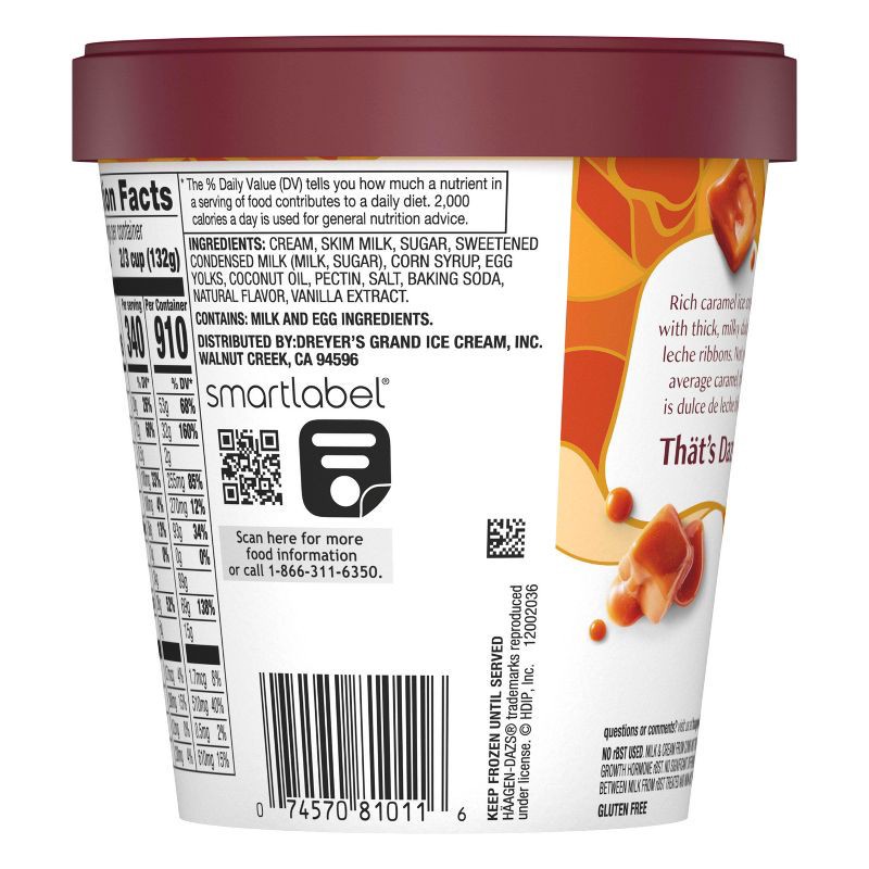 slide 5 of 15, Haagen-Dazs Dulce de Leche Caramel Ice Cream - 14 fl oz, 14 fl oz